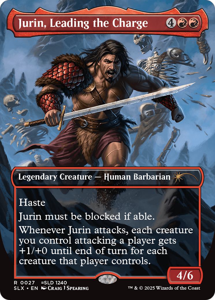 Jurin, Leading the Charge [0027] [Borderless] [Universes Within] [Non-Foil]