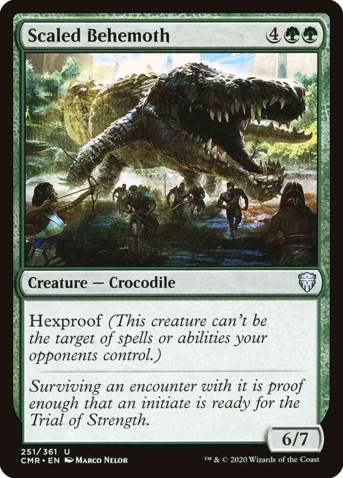 Scaled Behemoth [251] [Commander Legends] [Non-Foil]