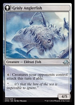 Grizzled Angler // Grisly Anglerfish [63] [Eldritch Moon] [Non-Foil]