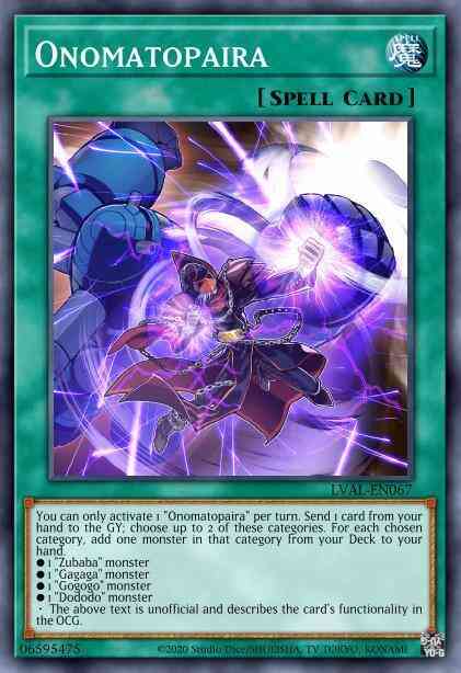 Onomatopaira - LED6-EN043 - Common - 1st Edition