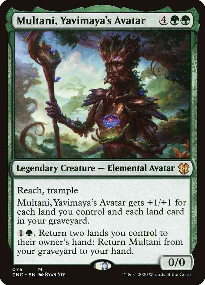Multani, Yavimaya's Avatar [75] [Zendikar Rising Commander] [Non-Foil]