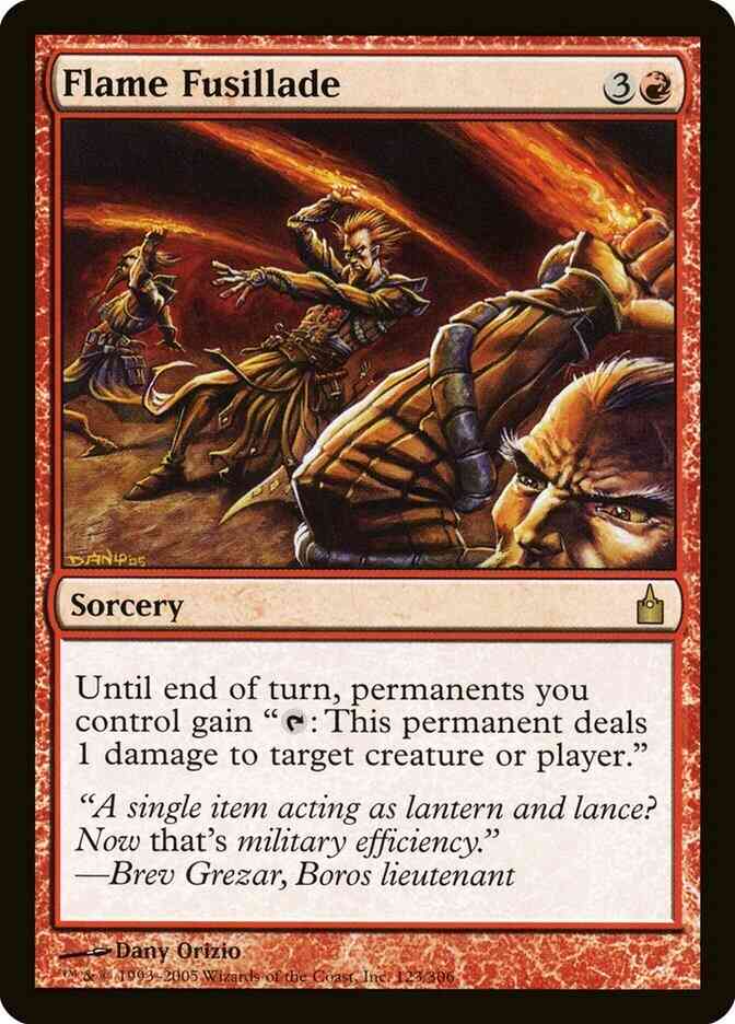 Flame Fusillade [123] [Ravnica City Of Guilds] [Non-Foil]