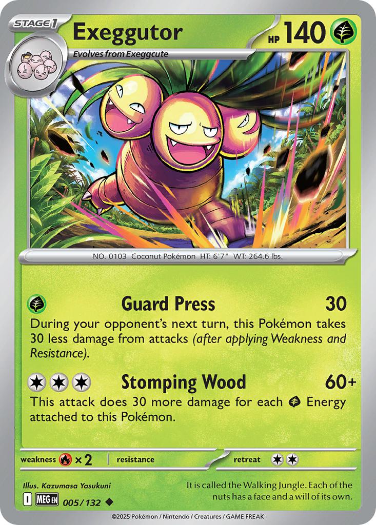 Exeggutor - 005/132 - Uncommon [me01-005] [Non-Holo]