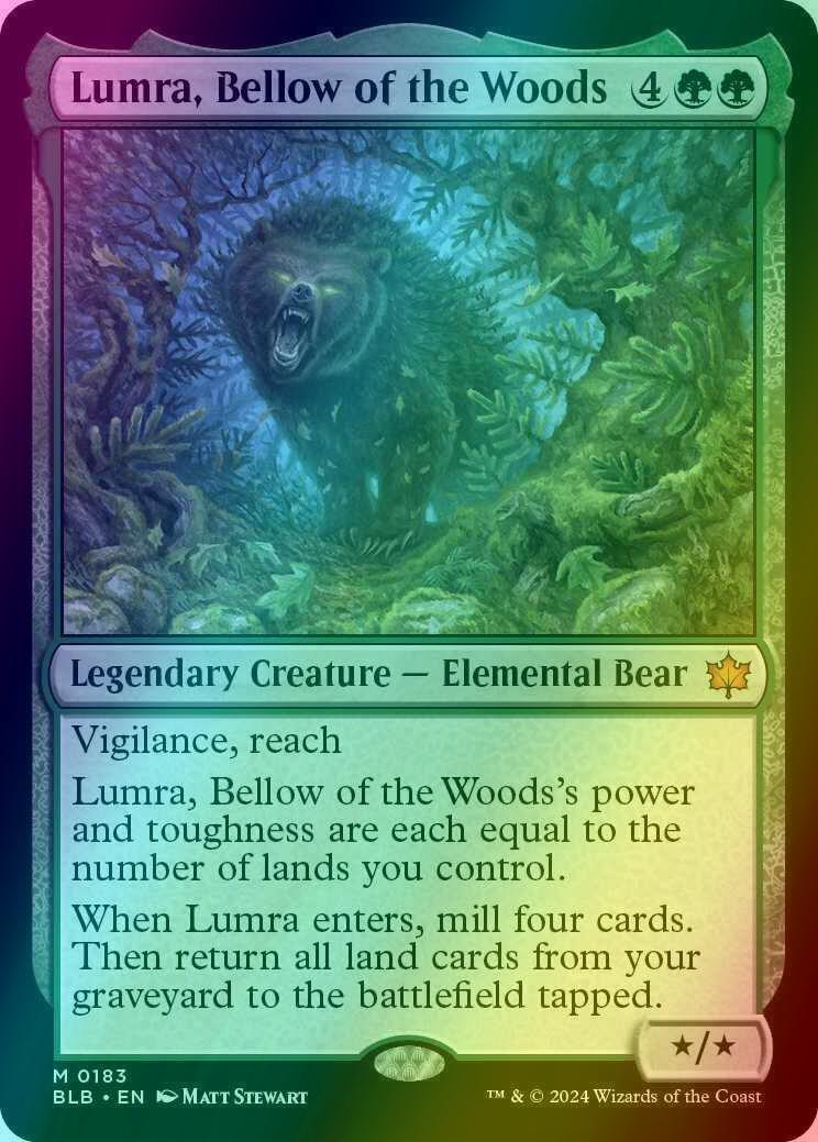 Lumra, Bellow of the Woods [183] [Bloomburrow] [Foil]