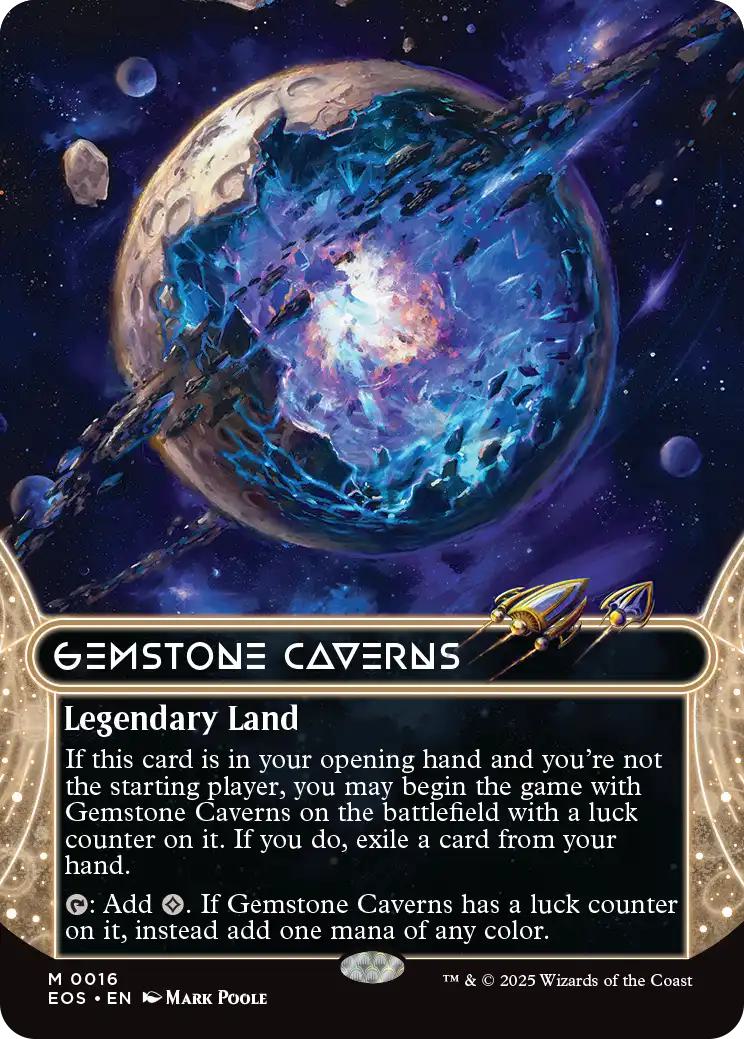 Gemstone Caverns [16] [Borderless] [Edge of Eternities: Stellar Sights] [Non-Foil]
