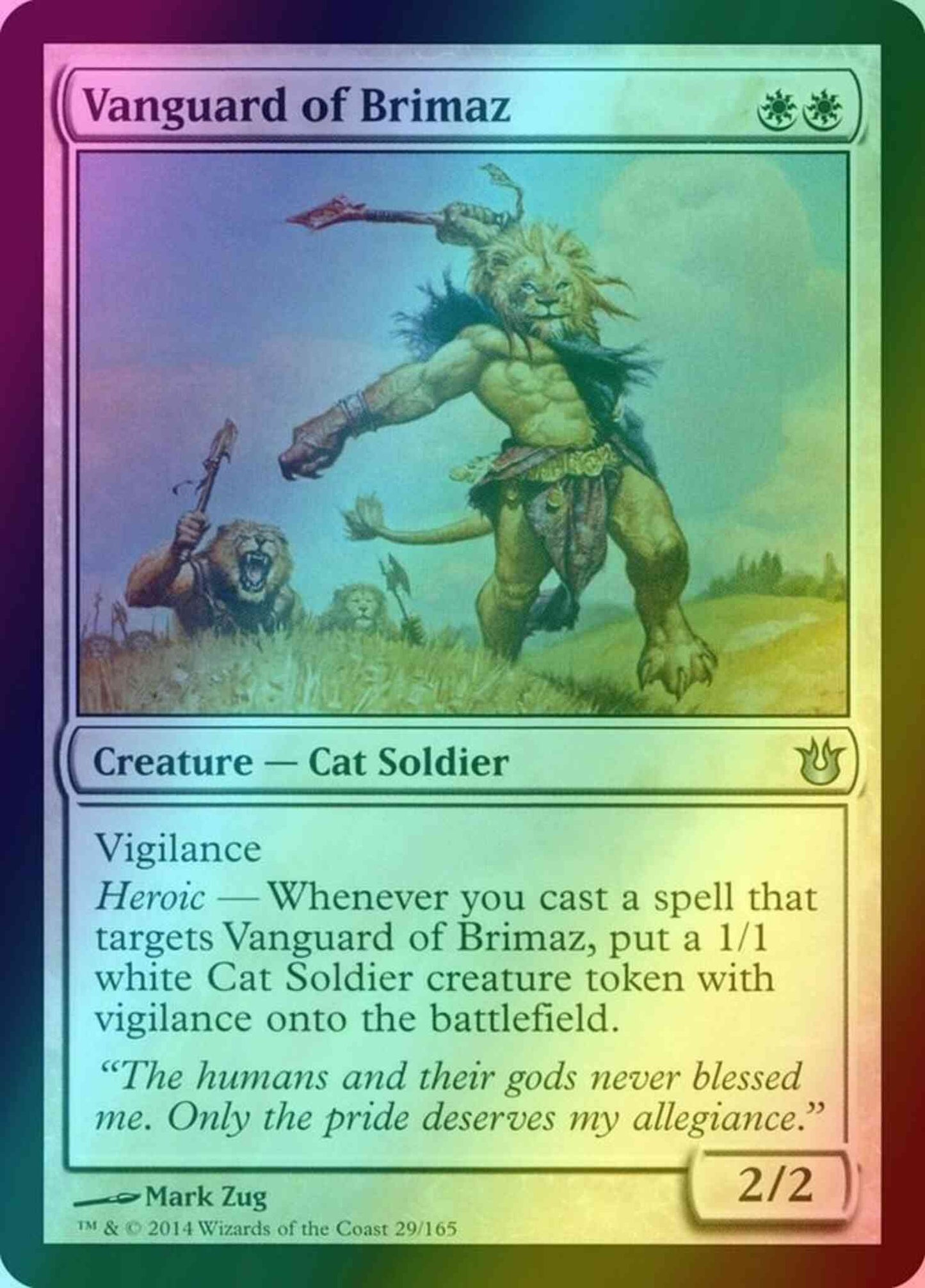 Vanguard of Brimaz [29] [Born of the Gods] [Foil]