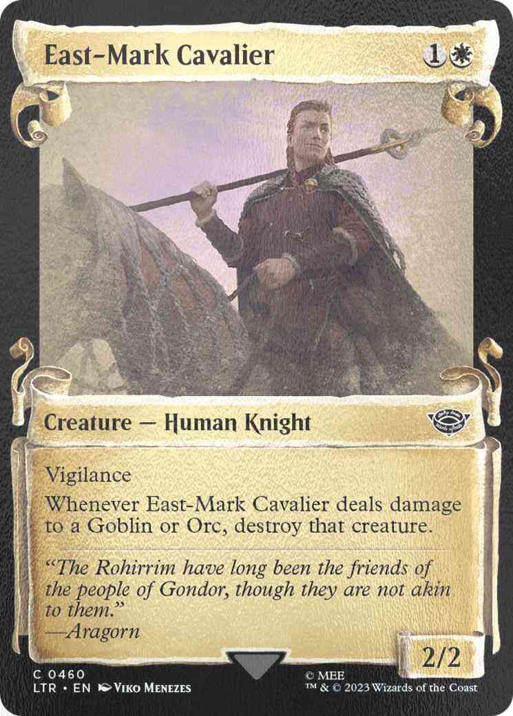 East-Mark Cavalier [460] [Scrolls Showcase] [The Lord of the Rings: Tales of Middle-earth] [Silver Foil]