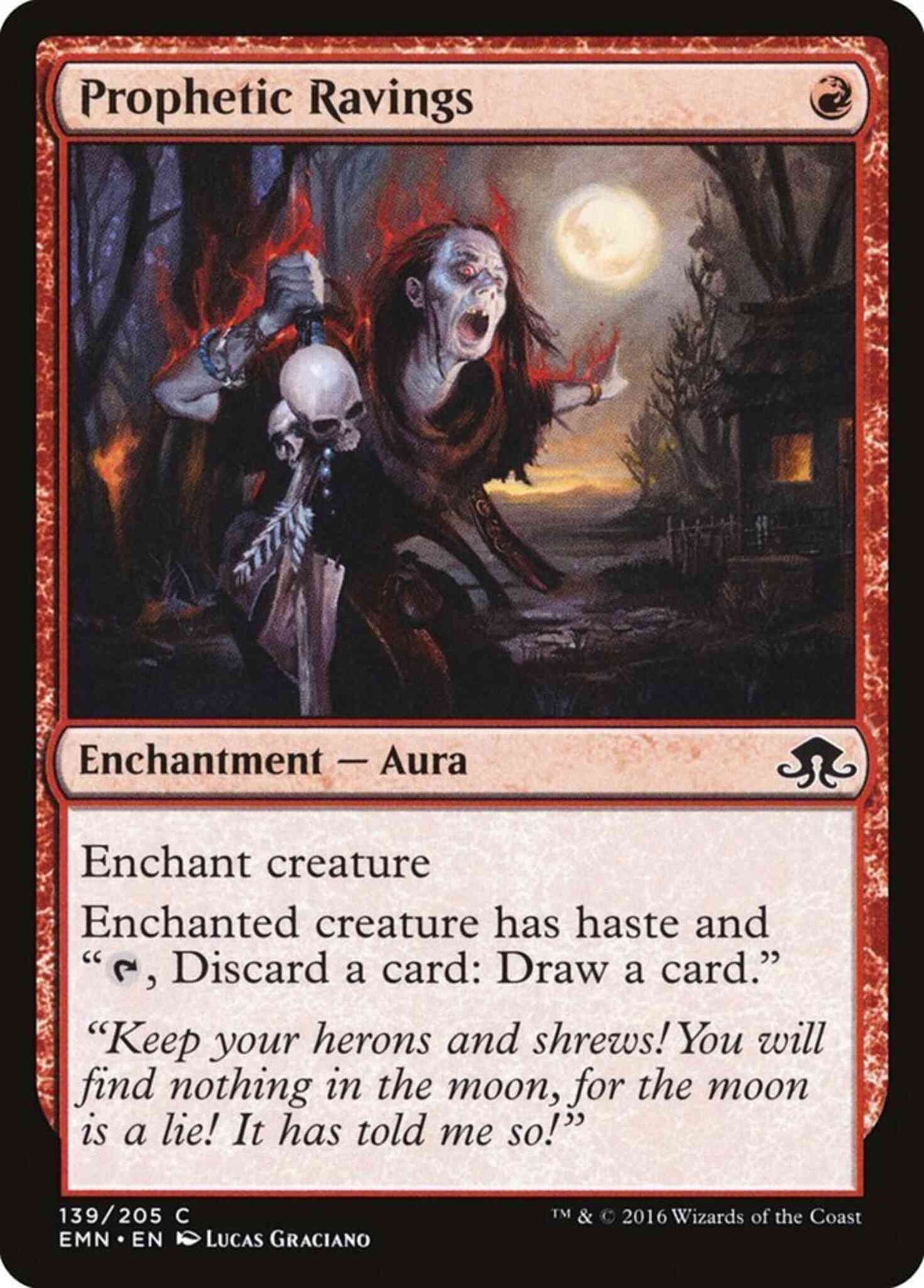 Prophetic Ravings [139] [Eldritch Moon] [Non-Foil]