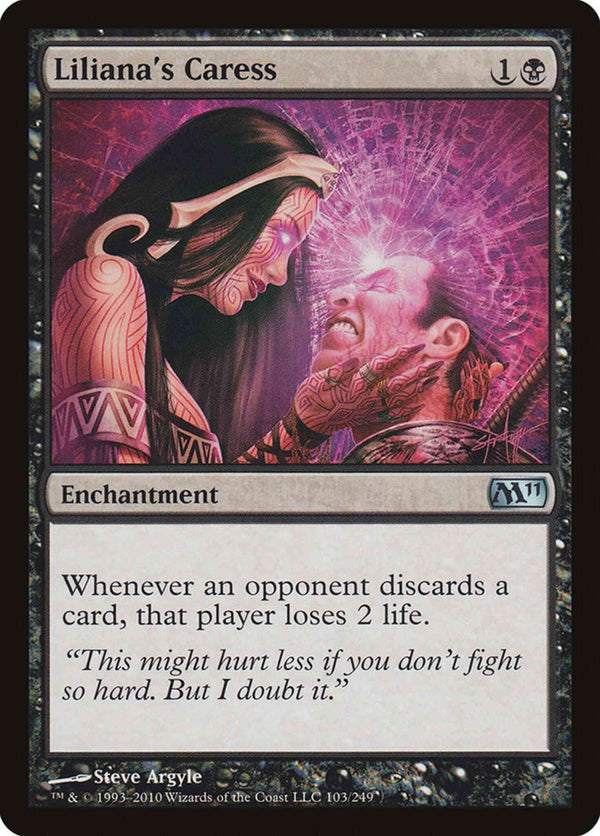 Liliana's Caress [103] [Magic 2011] [Non-Foil]