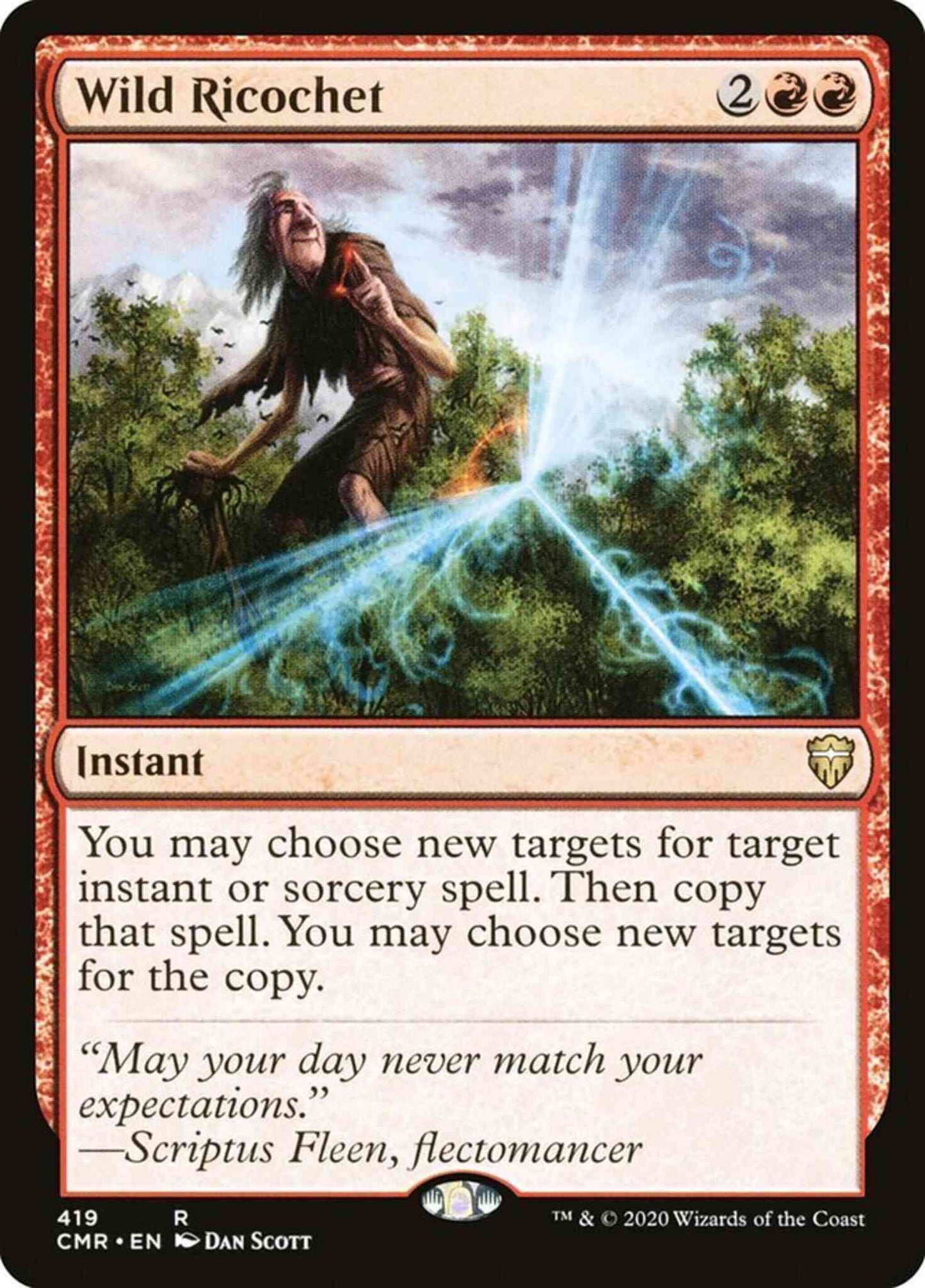 Wild Ricochet [419] [Commander Legends] [Non-Foil]