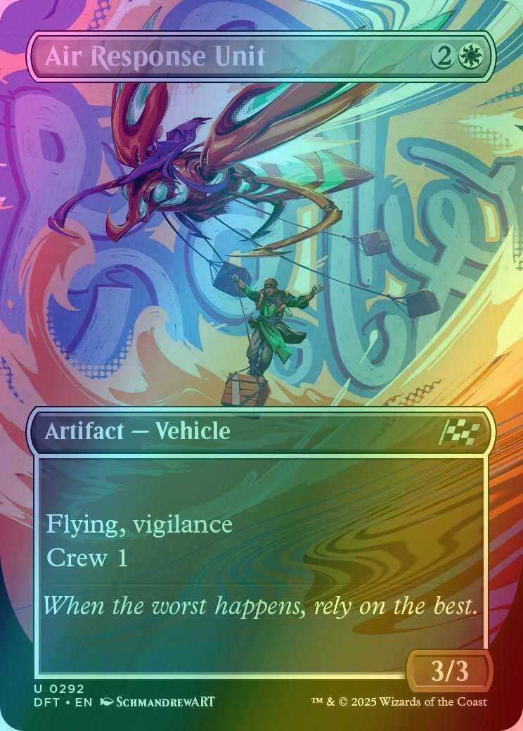 Air Response Unit [292] [Borderless] [Revved Up] [Aetherdrift] [Foil]