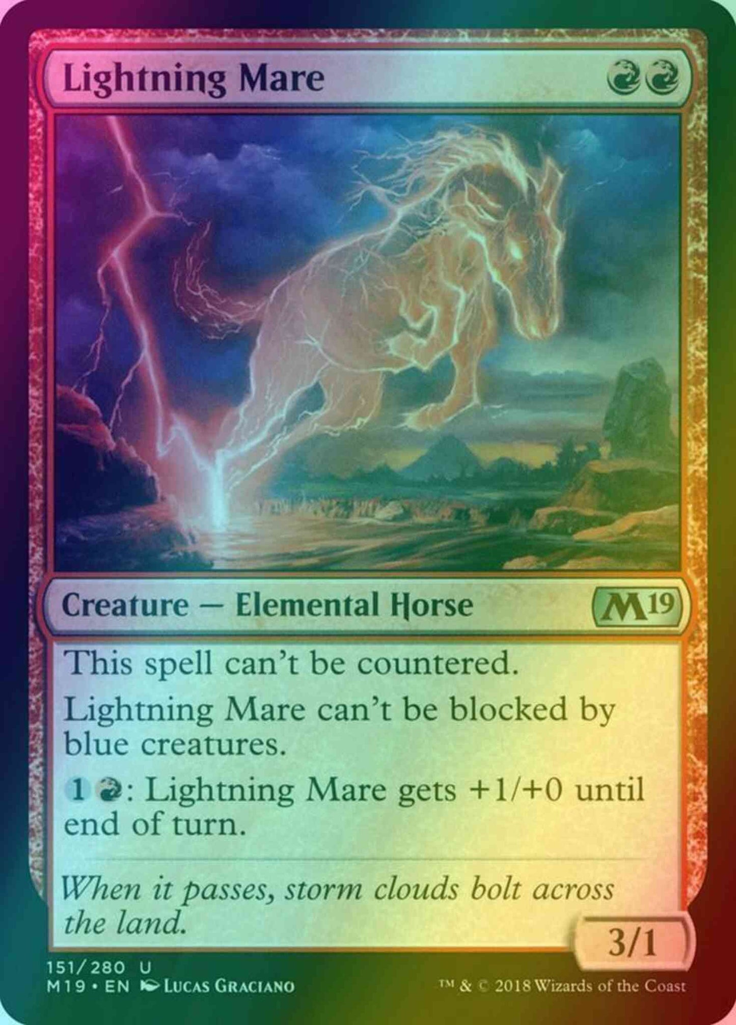 Lightning Mare [151] [Core Set 2019] [Foil]