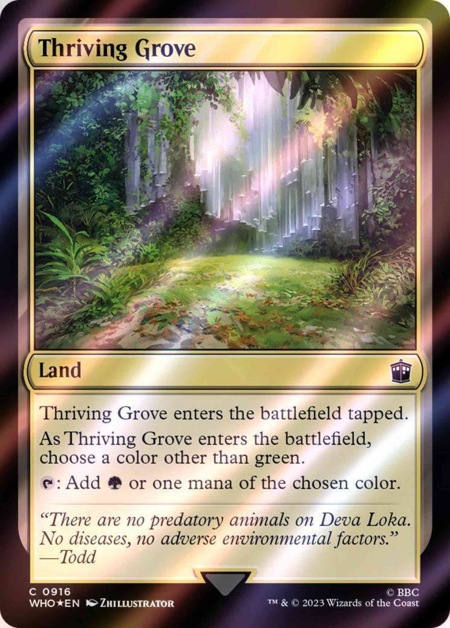 Thriving Grove [916] [Universes Beyond: Doctor Who] [Surge Foil]