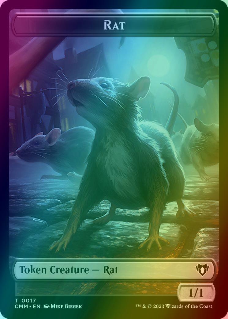 City's Blessing Token (49) // Rat Token (17) [Commander Masters: Tokens] [Foil]