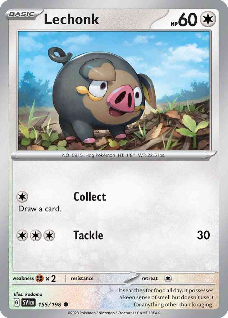 Lechonk - 155/198 - Common [sv01-155] [Non-Holo]