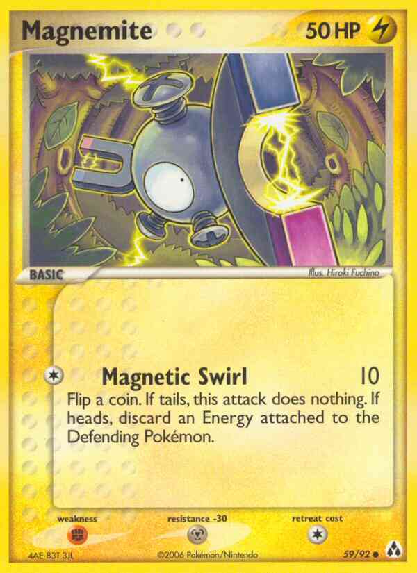 Magnemite - 59/92 - Common [ex12-59] [Non-Holo]