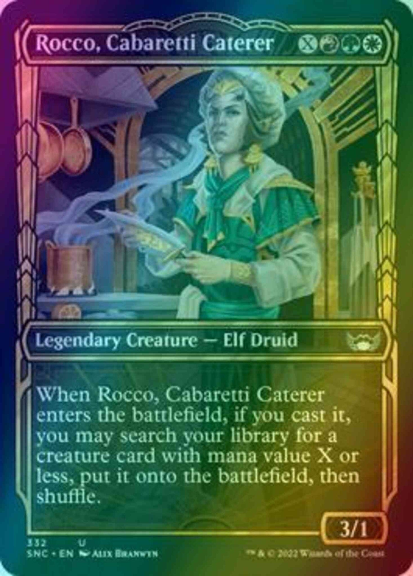 Rocco, Cabaretti Caterer [332] [Golden Age Showcase] [Streets of New Capenna] [Foil]