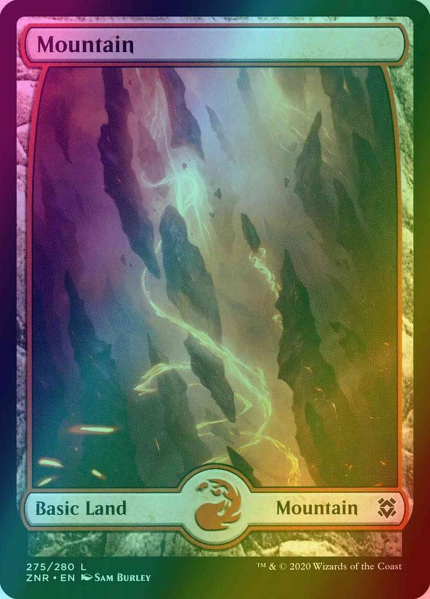 Mountain [275] [Zendikar Rising] [Foil]