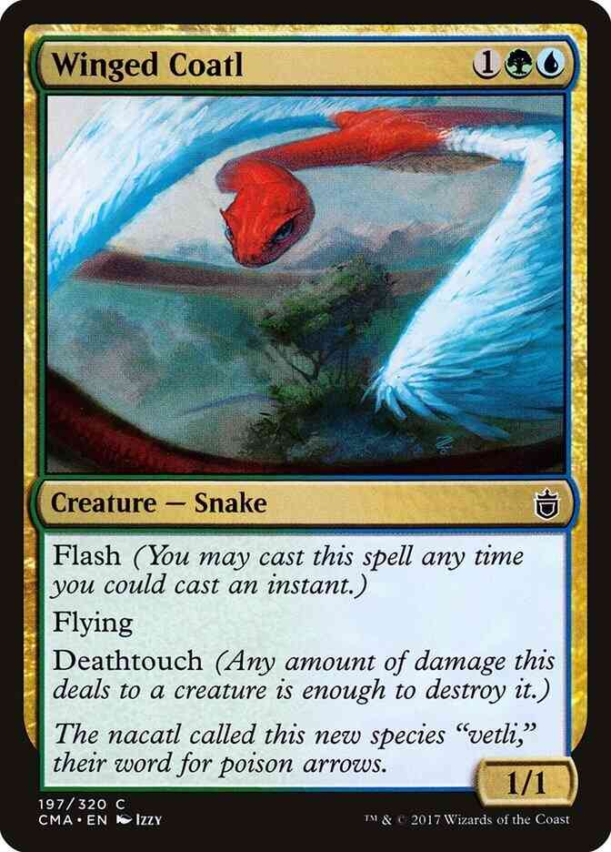 Winged Coatl [197] [Commander Anthology] [Non-Foil]