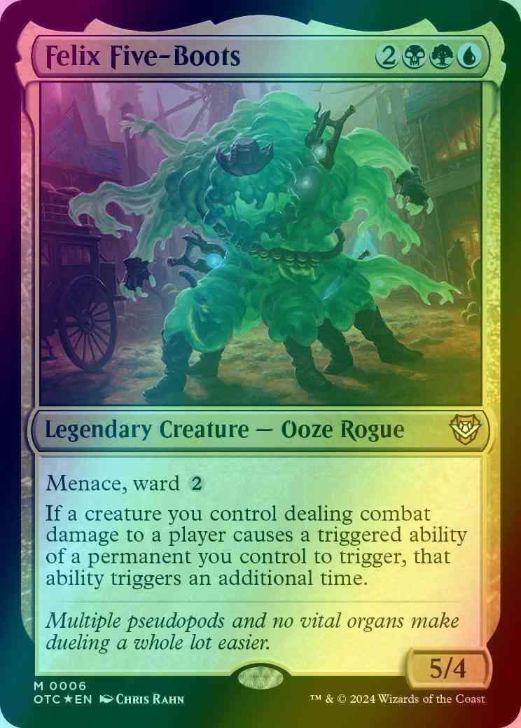 Felix Five-Boots [6] [Outlaws of Thunder Junction: Commander] [Foil]
