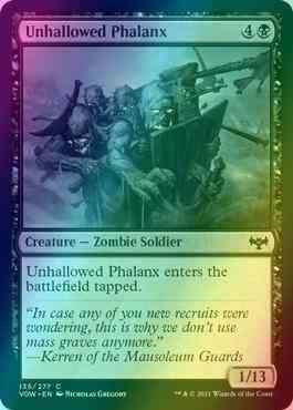 Unhallowed Phalanx [135] [Innistrad: Crimson Vow] [Foil]