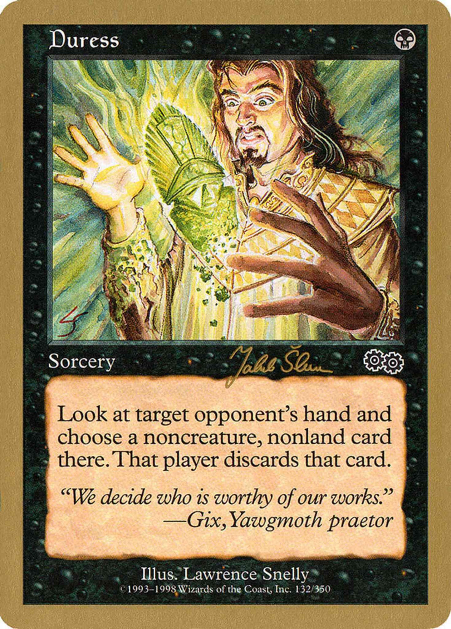 Duress [js132] [World Championship Decks 1999] [Non-Foil]