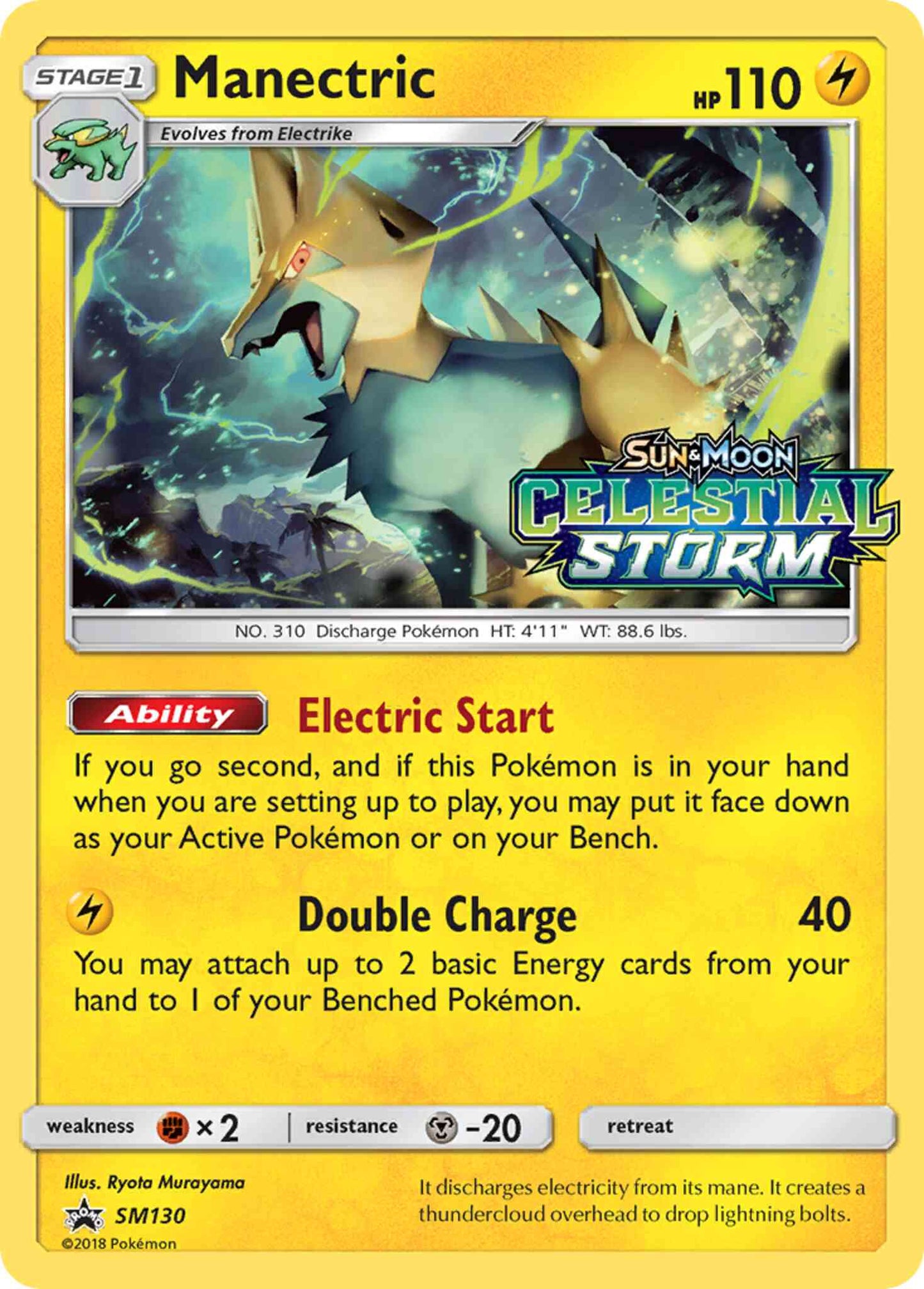 Manectric - SM130 - Promo [smp-SM130] [Holo]