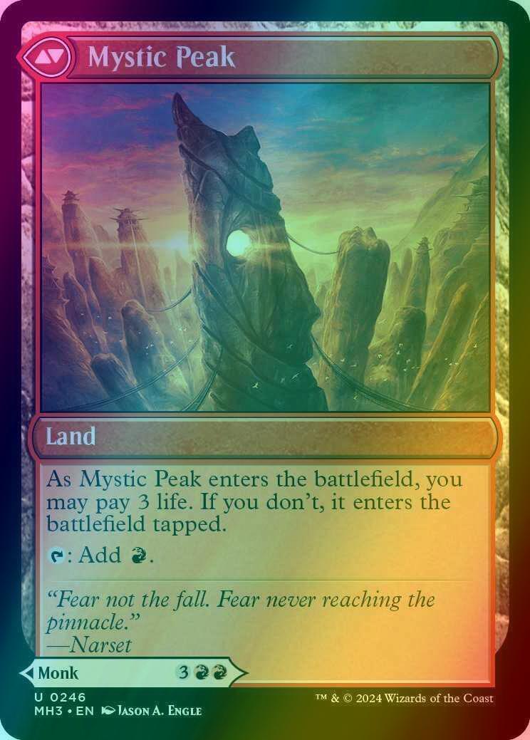 Pinnacle Monk // Mystic Peak [246] [Modern Horizons 3] [Foil]