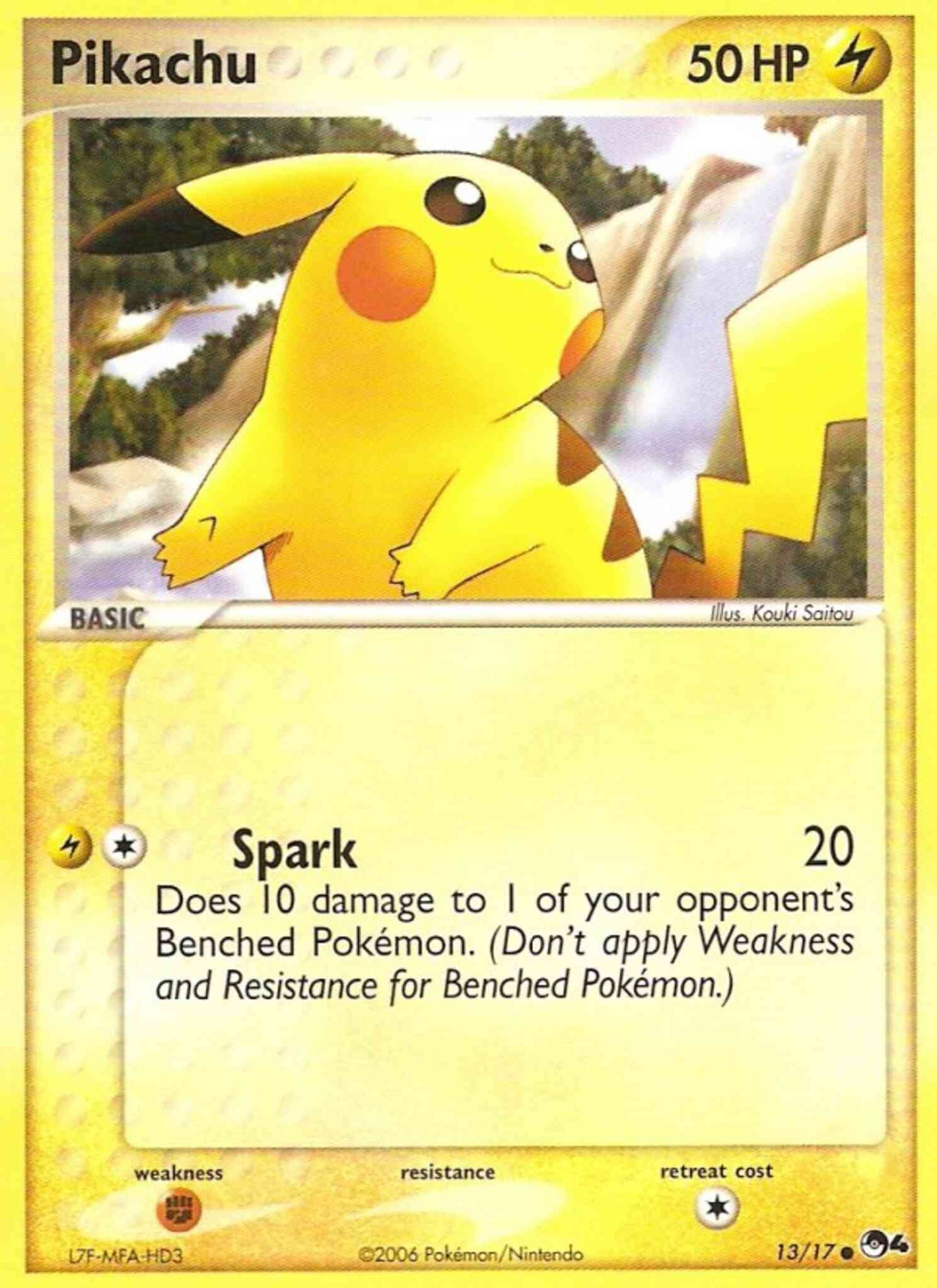 Pikachu - 13/17 - Common [pop4-13] [Holo]