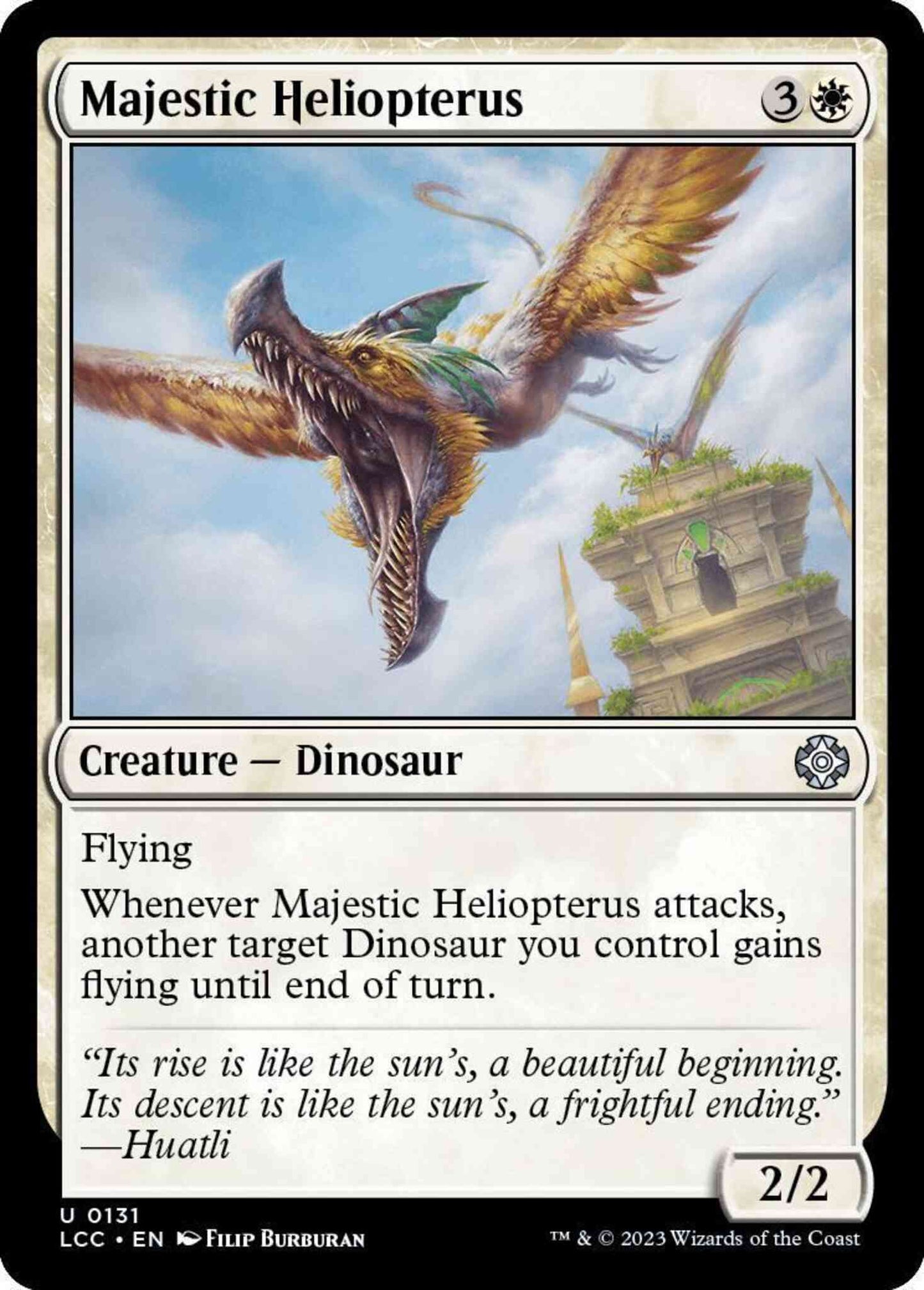 Majestic Heliopterus [131] [The Lost Caverns of Ixalan: Commander] [Non-Foil]