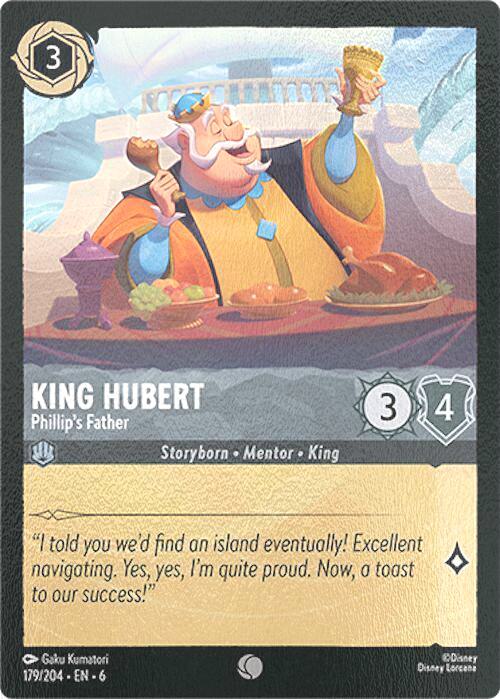 King Hubert - Phillip's Father - 179/204 [Azurite Sea] [Cold Foil]
