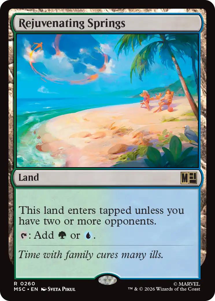 Rejuvenating Springs [260] [Marvel Super Heroes: Commander] [Non-Foil]