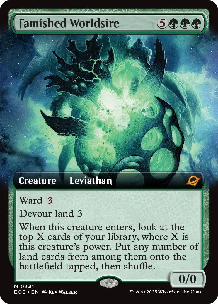 Famished Worldsire [341] [Extended Art] [Edge of Eternities] [Non-Foil]