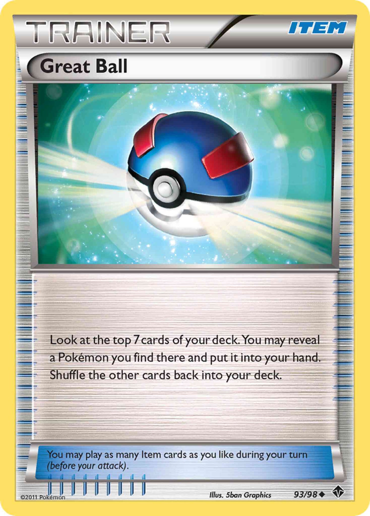 Great Ball - 93/98 - Uncommon [bw2-93] [Non-Holo]