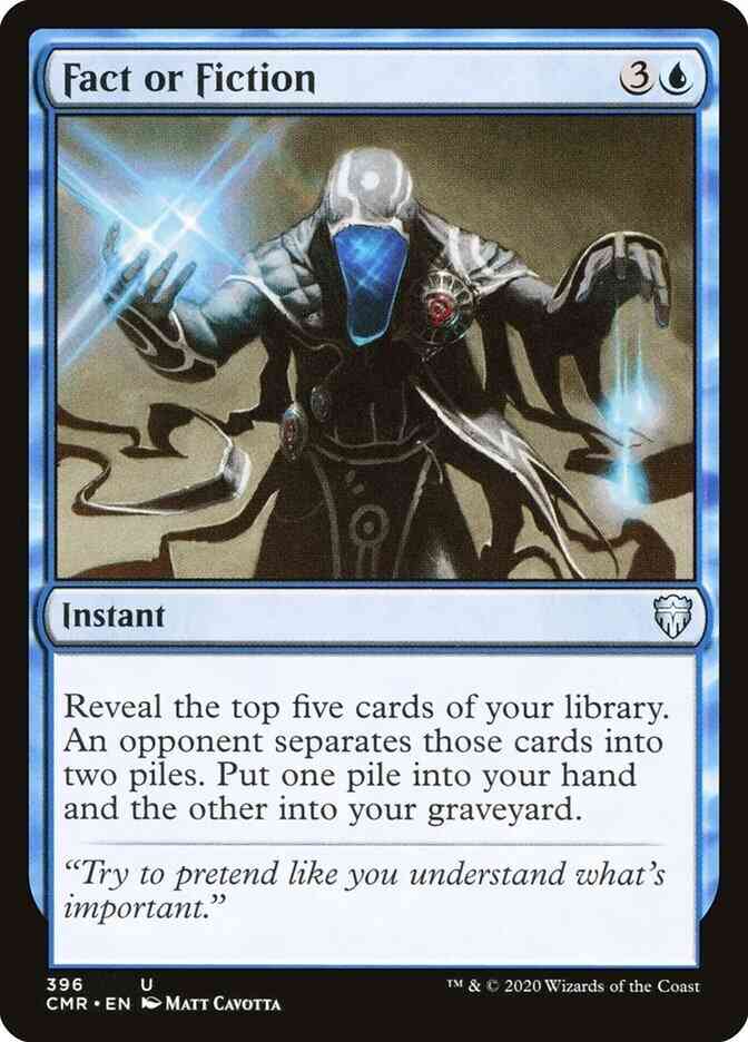 Fact or Fiction [396] [Commander Legends] [Non-Foil]