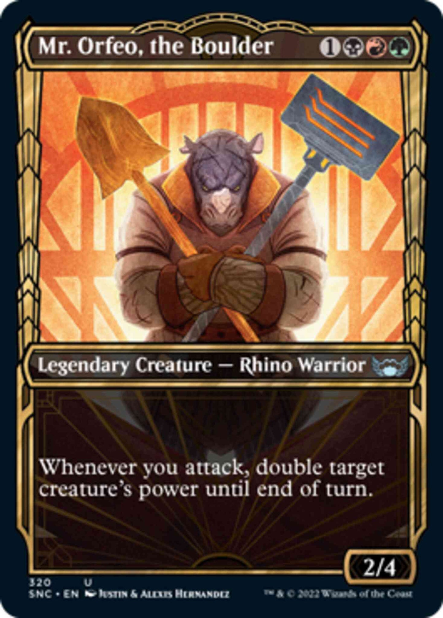 Mr. Orfeo, the Boulder [320] [Golden Age Showcase] [Streets of New Capenna] [Non-Foil]