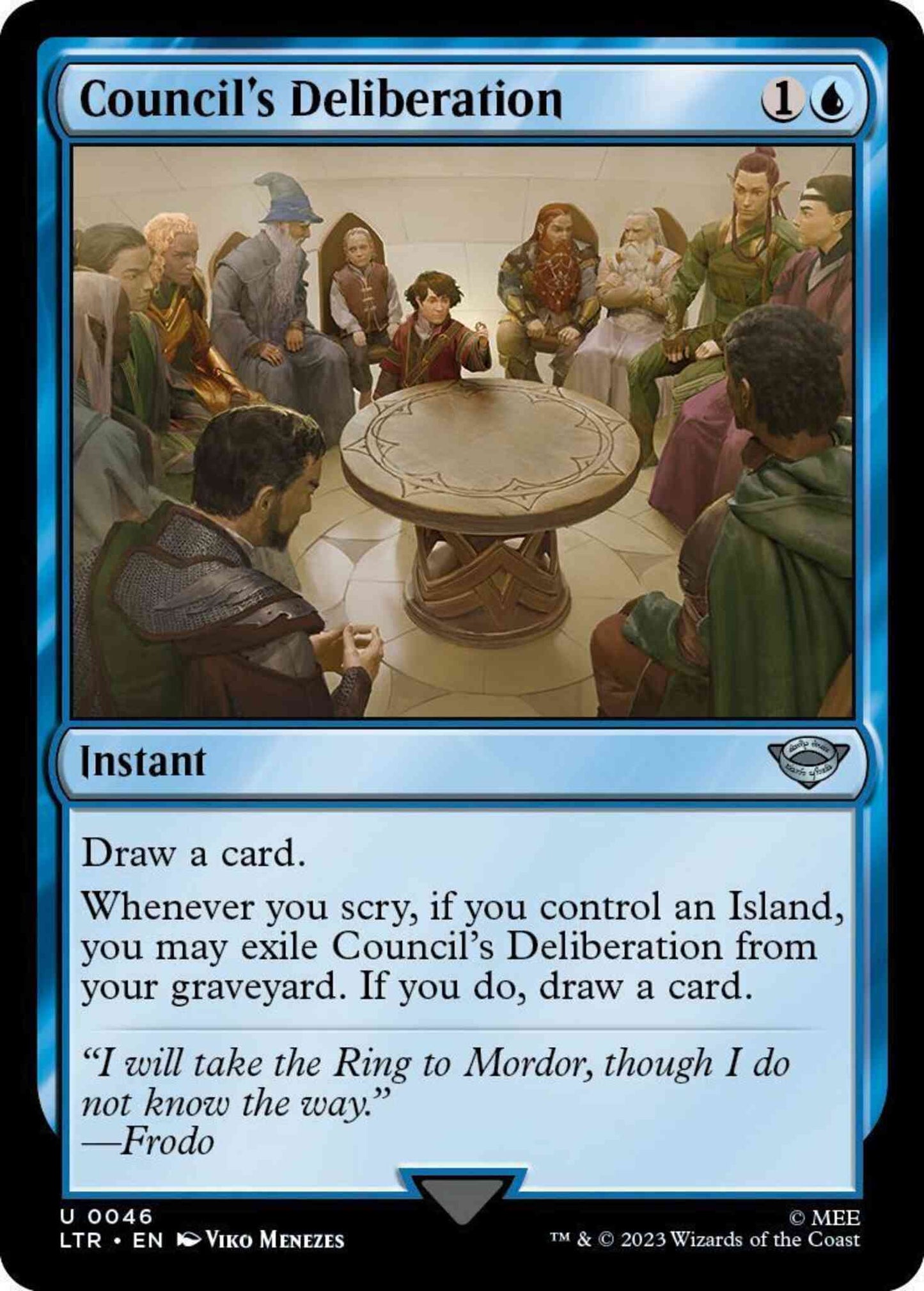 Council's Deliberation [46] [The Lord of the Rings: Tales of Middle-earth] [Non-Foil]
