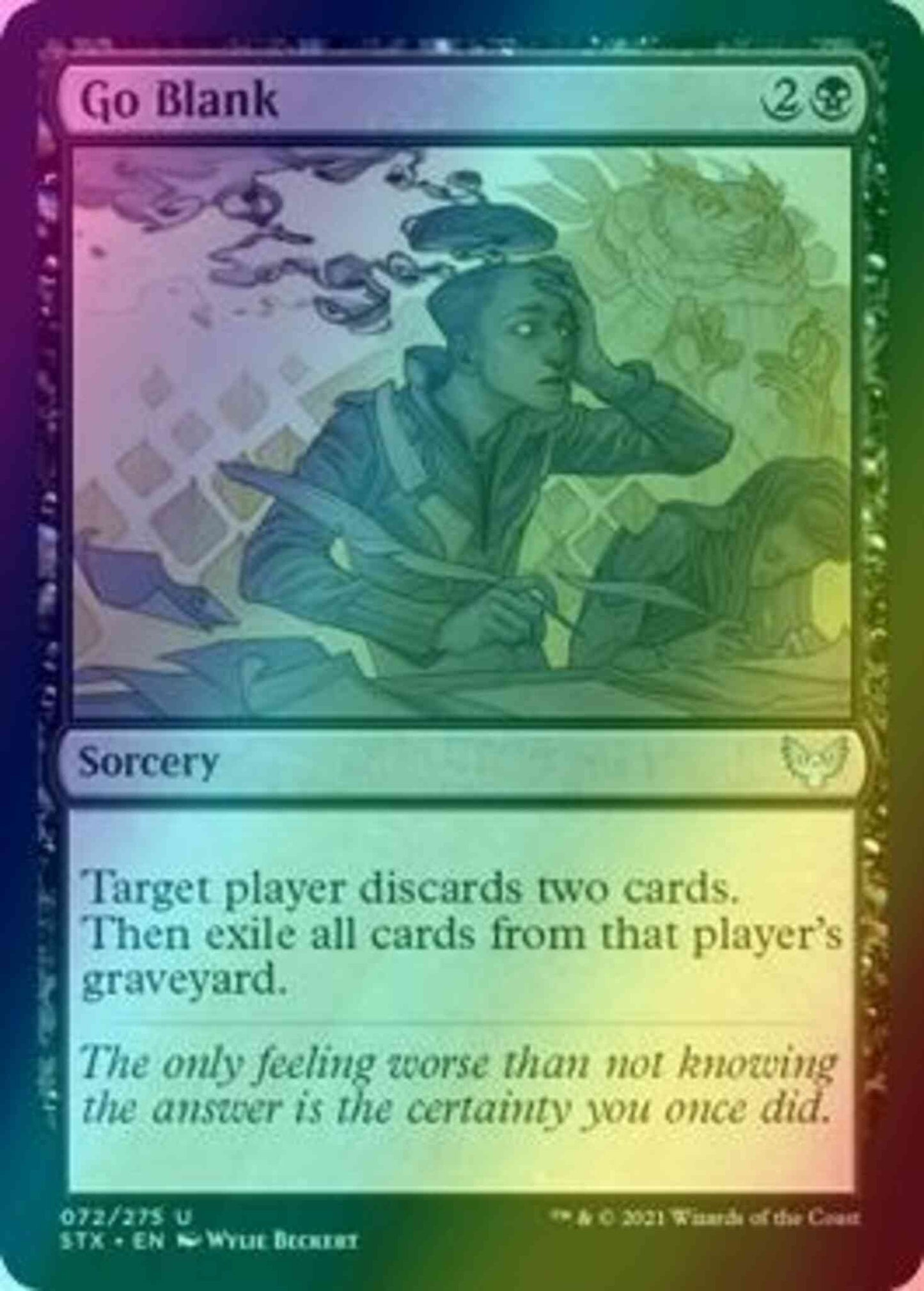 Go Blank [72] [Strixhaven: School of Mages] [Foil]