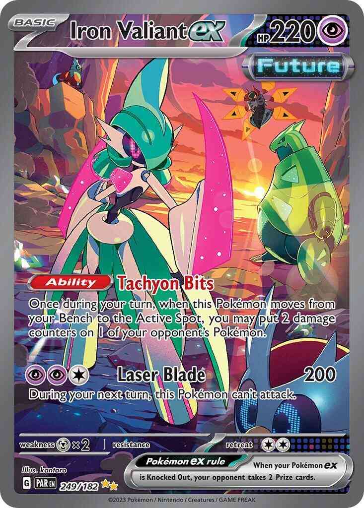 Iron Valiant ex - 249/182 - Special Illustration Rare [sv04-249] [Ultra]