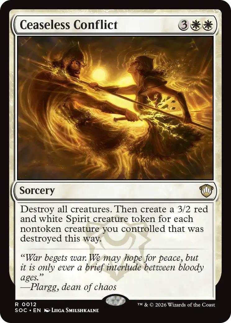 Ceaseless Conflict [12] [Secrets of Strixhaven: Commander] [Non-Foil]