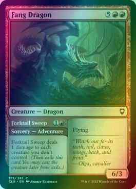 Fang Dragon // Forktail Sweep [173] [Commander Legends: Battle for Baldur's Gate] [Foil]