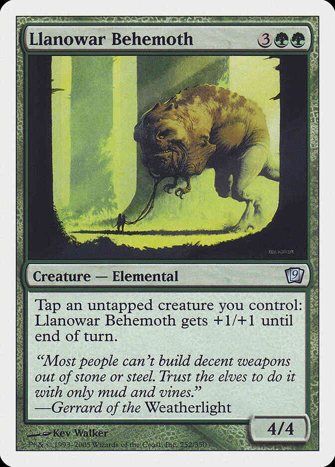 Llanowar Behemoth [252] [Ninth Edition] [Non-Foil]