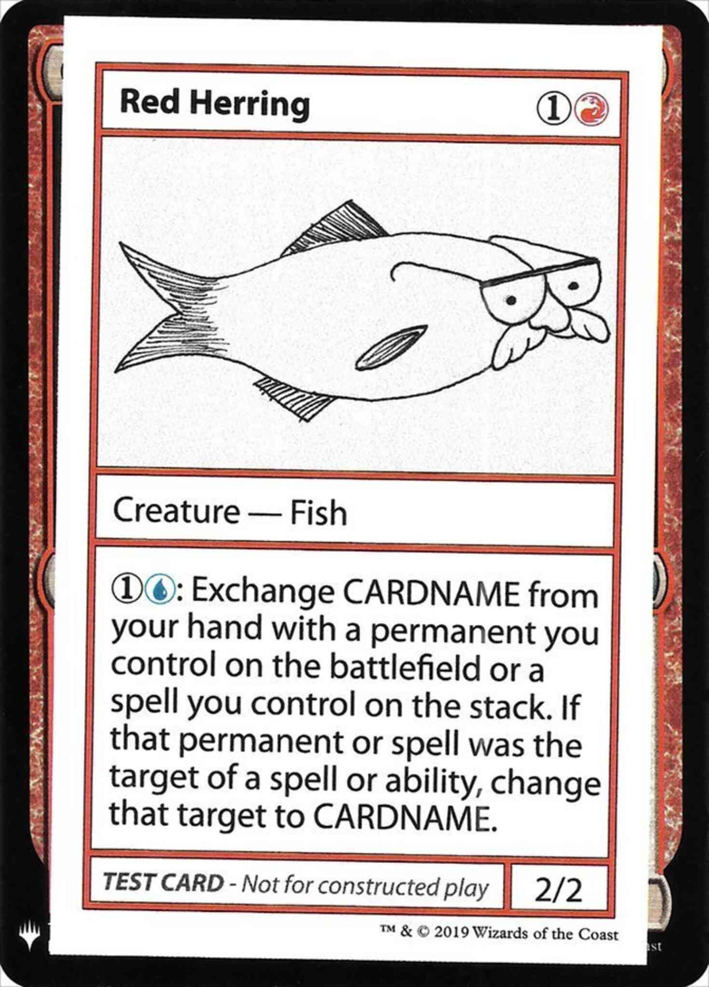 Red Herring - Symbol [62] [Mystery Booster Playtest Cards 2019] [Non-Foil]