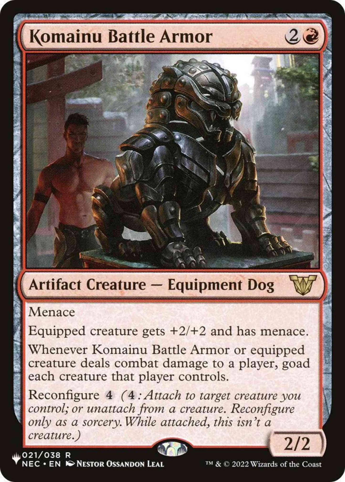 Komainu Battle Armor [NEC-21] [The List] [Non-Foil]