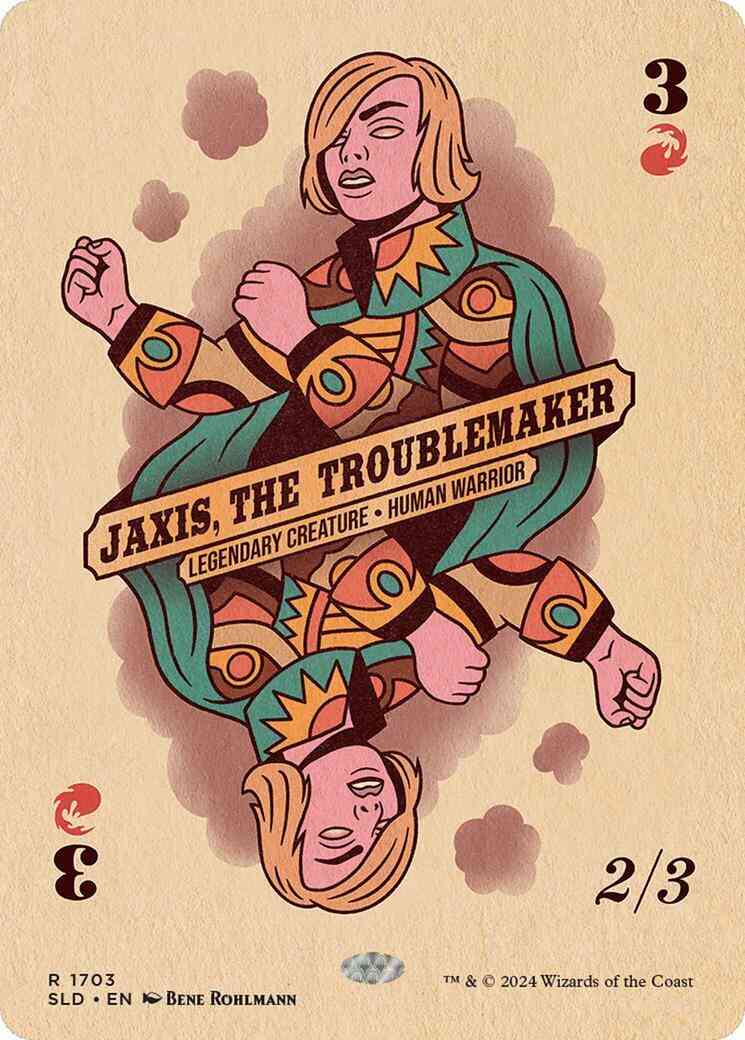 Jaxis, the Troublemaker [1703] [Borderless] [Poker Faces] [Secret Lair Drop] [Non-Foil]
