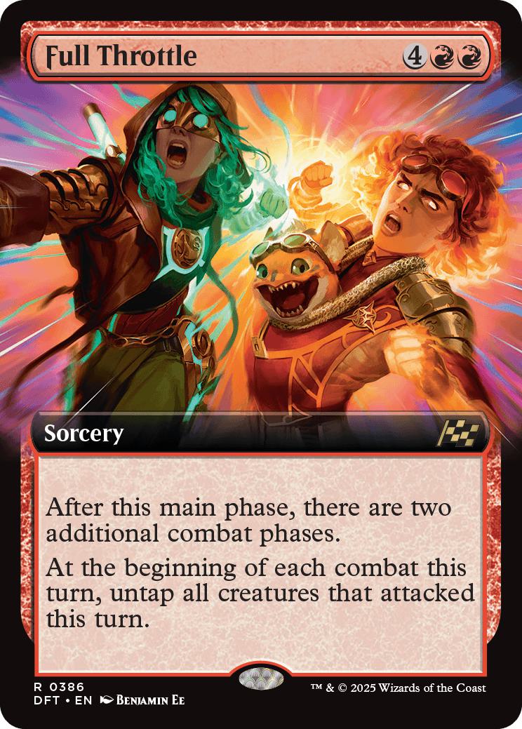 Full Throttle [386] [Extended Art] [Aetherdrift] [Non-Foil]