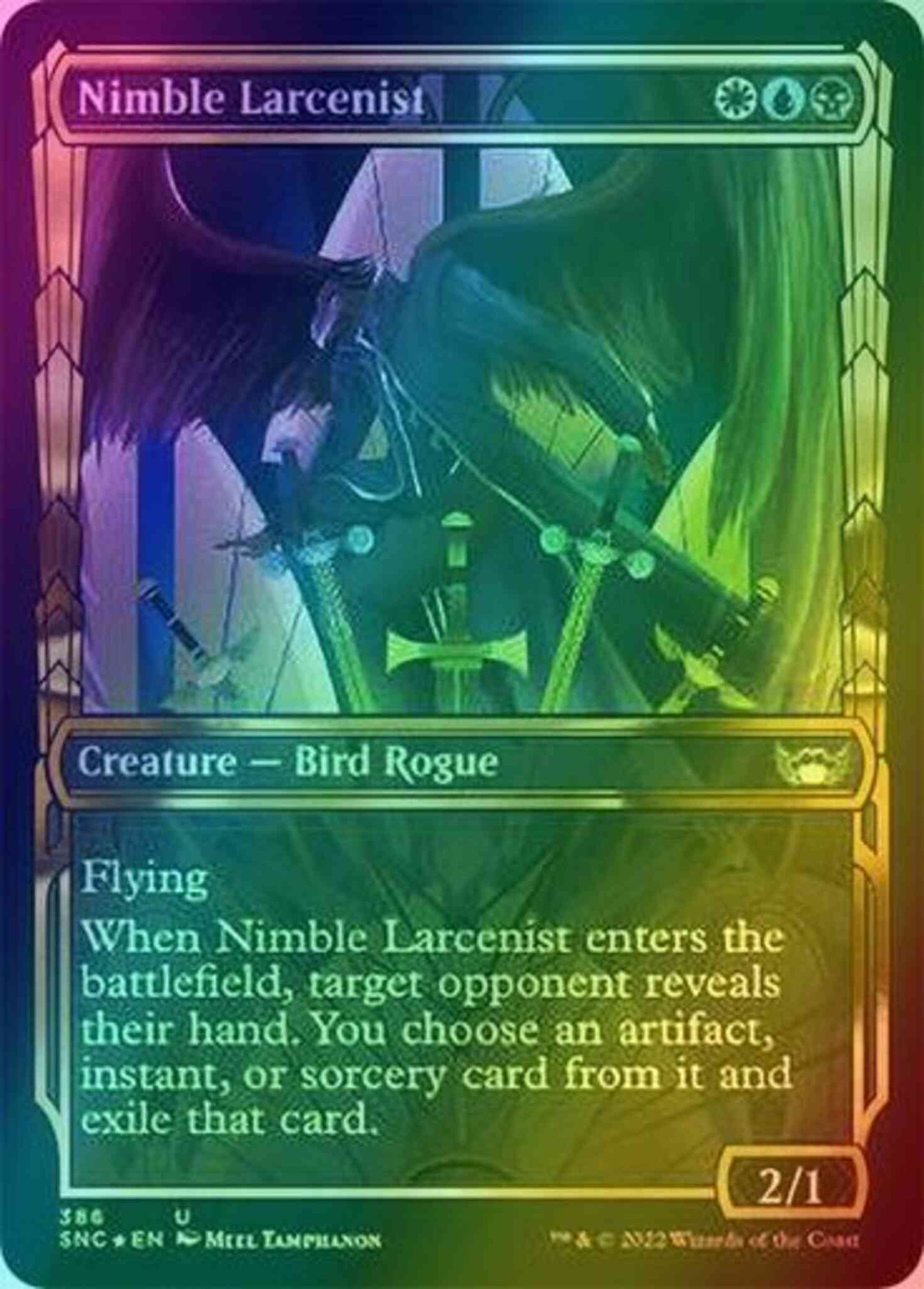 Nimble Larcenist [386] [Golden Age Showcase] [Streets of New Capenna] [Gilded Foil]