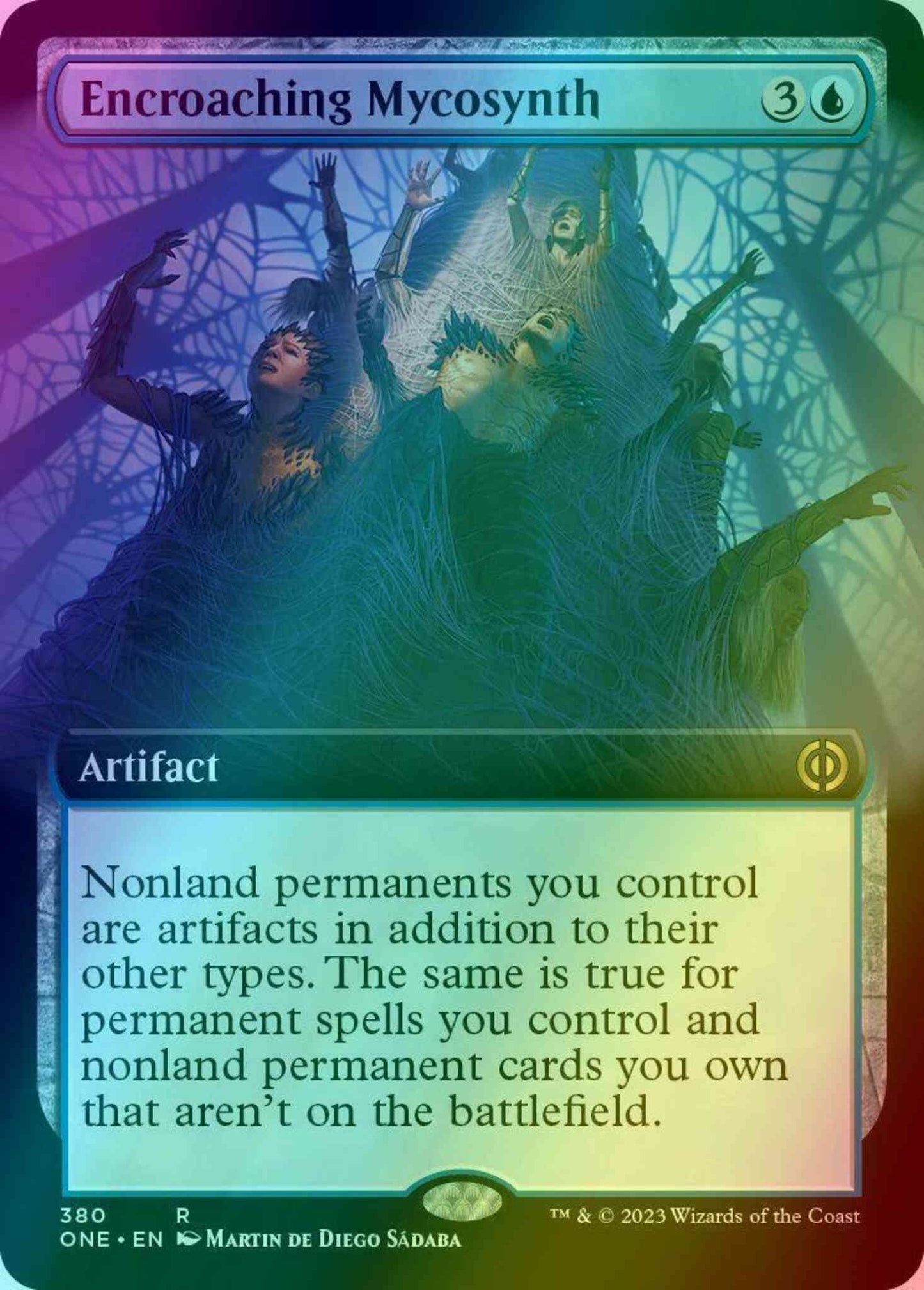 Encroaching Mycosynth [380] [Extended Art] [Phyrexia: All Will Be One] [Foil]