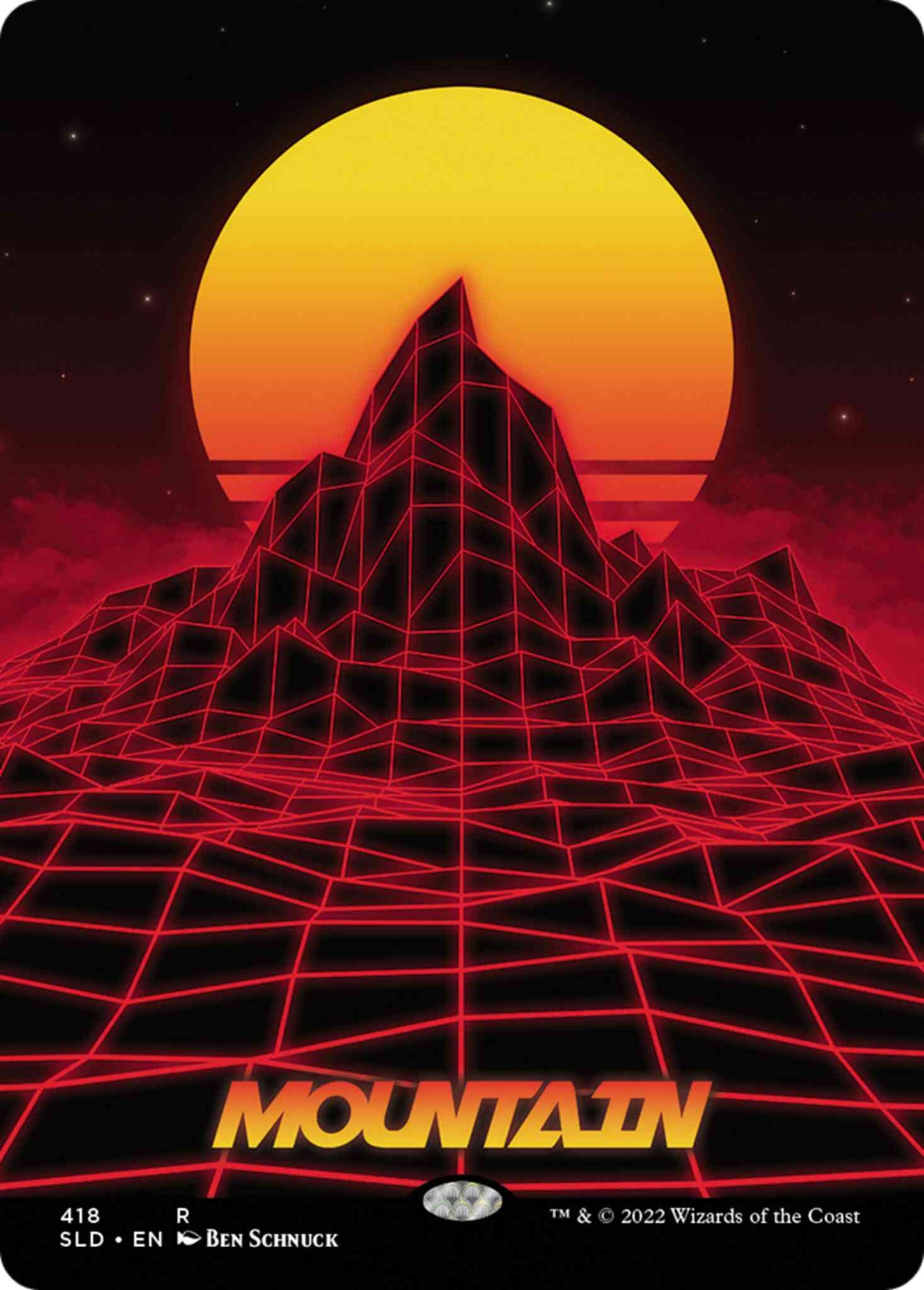 Mountain [0418] [Borderless] [Shades Not Included] [Secret Lair Drop] [Non-Foil]