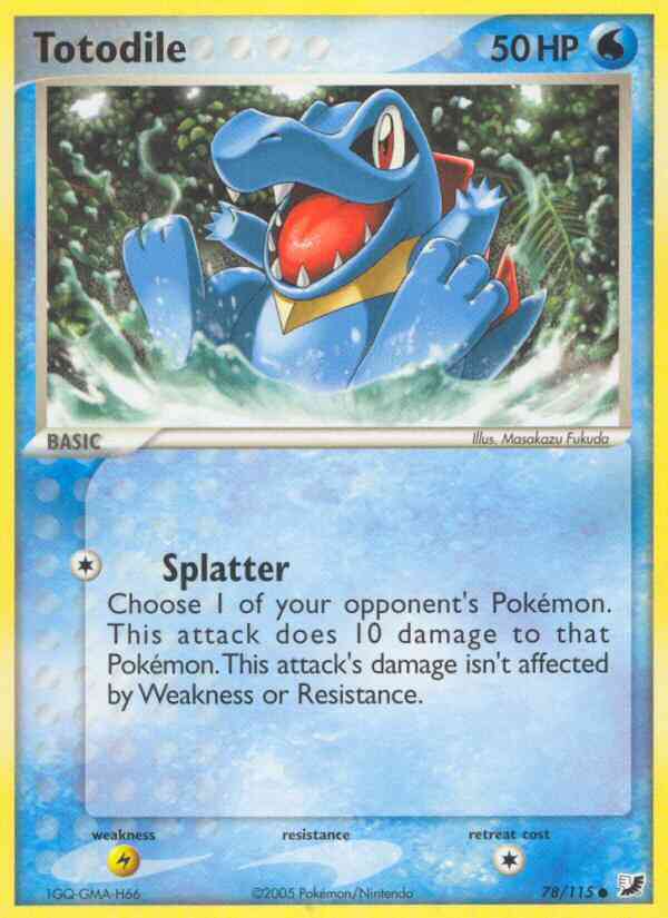 Totodile - 78/115 - Common [ex10-78] [Reverse Holo]